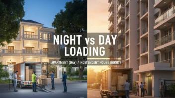 Night-time vs day-time loading comparison for movers