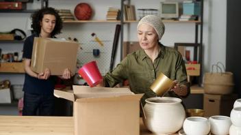 Packing And Moving A Store Room Or Garage