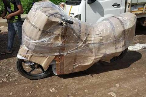 Anand Relocation India Pvt Ltd Delhi Bike Packing