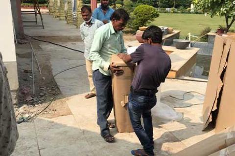 Bhardwaj Cargo Packers Movers Unloading