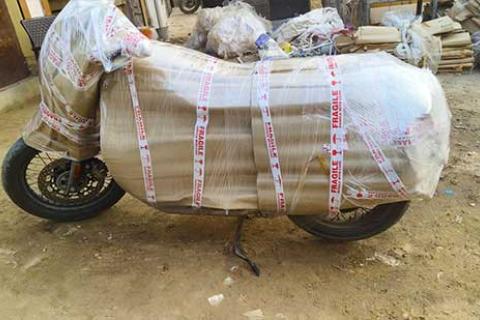 D R Packers Movers Logistics Bike Packing