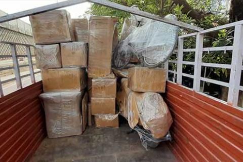 HKS Cargo Packers Movers Surat Loading