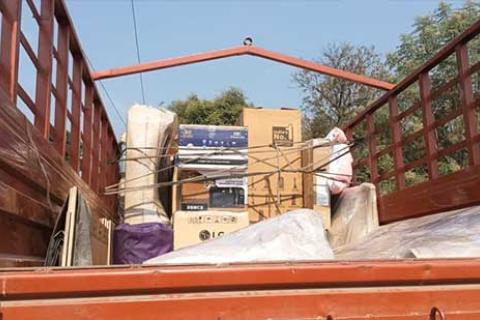 Mahadev Transport Packers Movers Loading