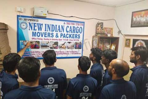 New Indian Cargo Packers Movers Office Staff