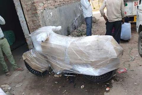 North South Cargo Movers Bike Packing