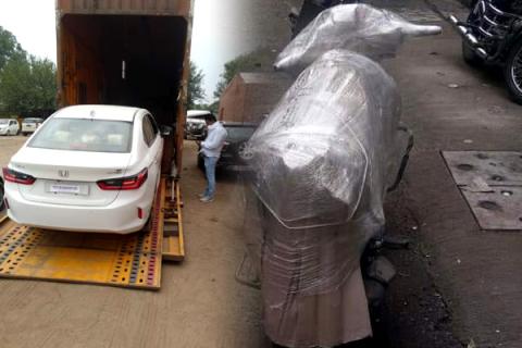 Pooja-packers-and-movers-car-relocation