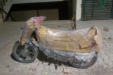Ritika-Relocation-packers-and-movers-bike-relocation