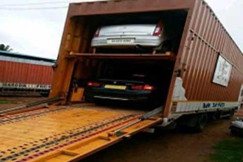 S P packers movers vahicle