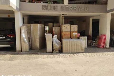 SS Movers Hyderabad Unloading