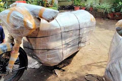 Sangeetha Packers Movers Bike Packing