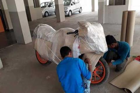 Satyam Packers Movers Bike Packing