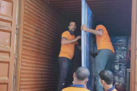 Transway Cargo Packers Movers Bangalore Loading