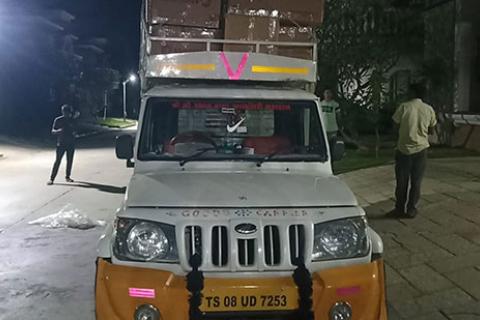 Vinay Cargo Packers Movers Loaded Vehicle