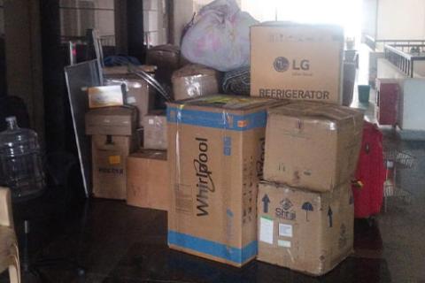Vinay Cargo Packers Movers Unloading