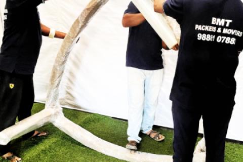 BMT Packers and Movers Packing Furniture