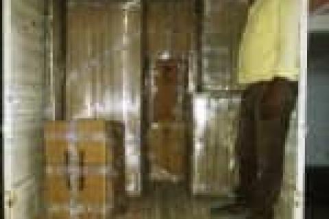 kaushik logistics packers and movers loading