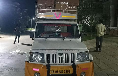 Vinay Cargo Packers Movers Loaded Vehicle