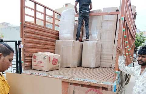 vishal packers movers indore loading